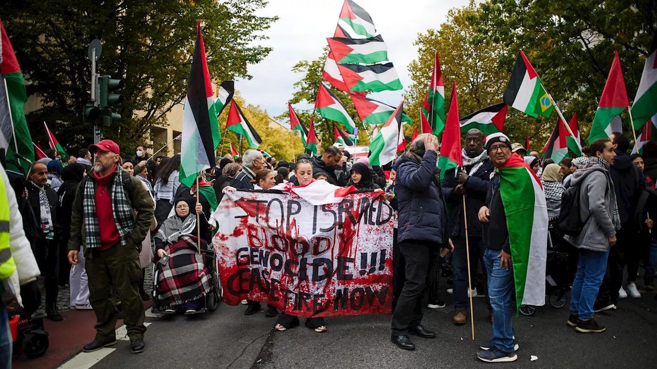 Angriff auf Israel: Demos in Berlin zum Jahrestag des Hamas-Überfalls