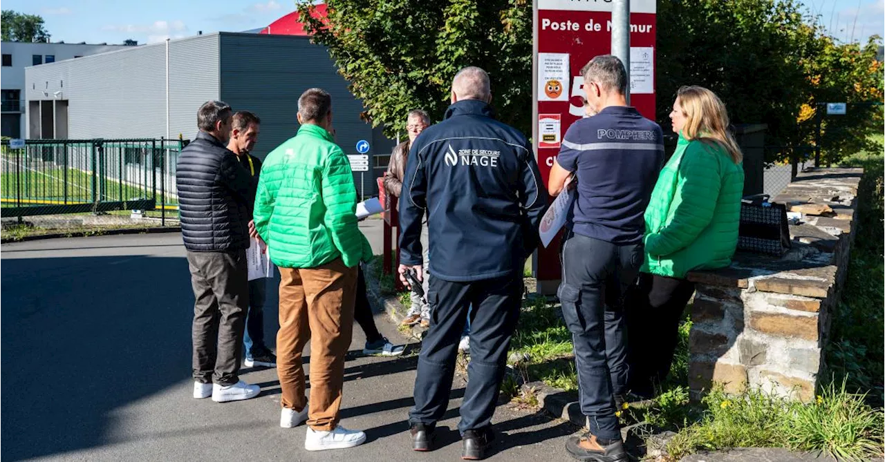 Des pompiers namurois cessent de travailler en raison de la proratisation de leurs congés