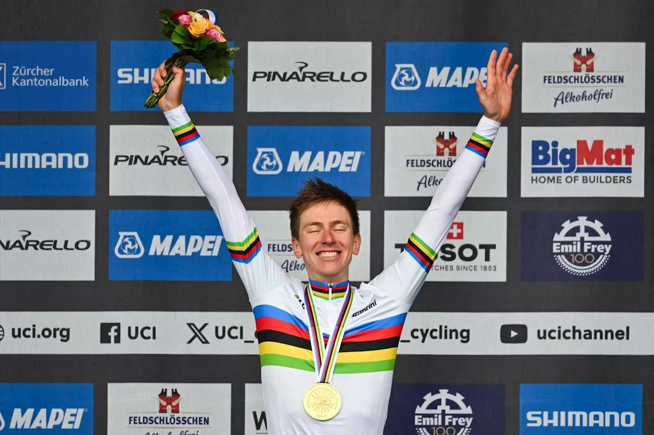 Cyclisme : Pogacar étrenne son maillot arc-en-ciel par une victoire au Tour d’Émilie