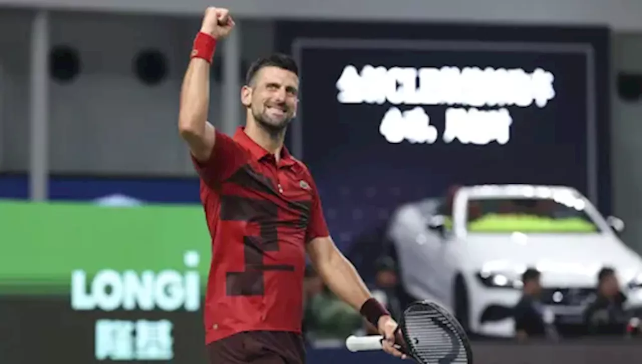 Djokovic 'shakes rust off' to make third round of Shanghai Masters