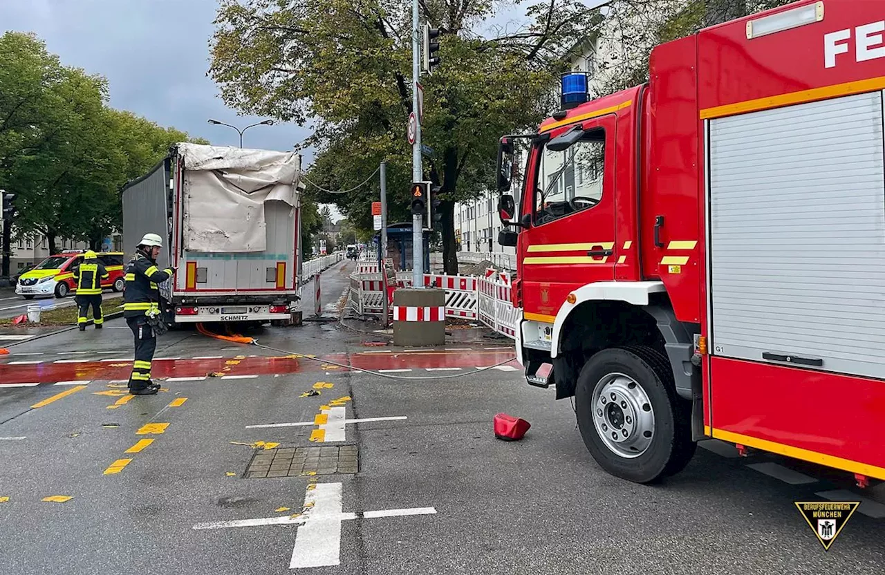 München: Lkw-Fahrer baut drei Unfälle in kürzester Zeit - so war die unglaubliche Chaos-Fahrt