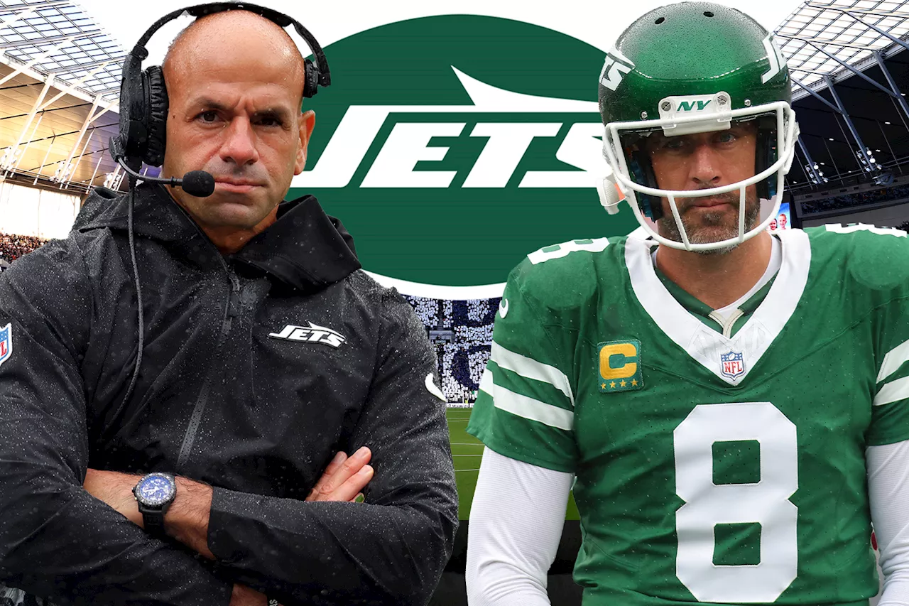 – New York Jets arrive in London on Super Bowl quest as Robert Saleh and Aaron...