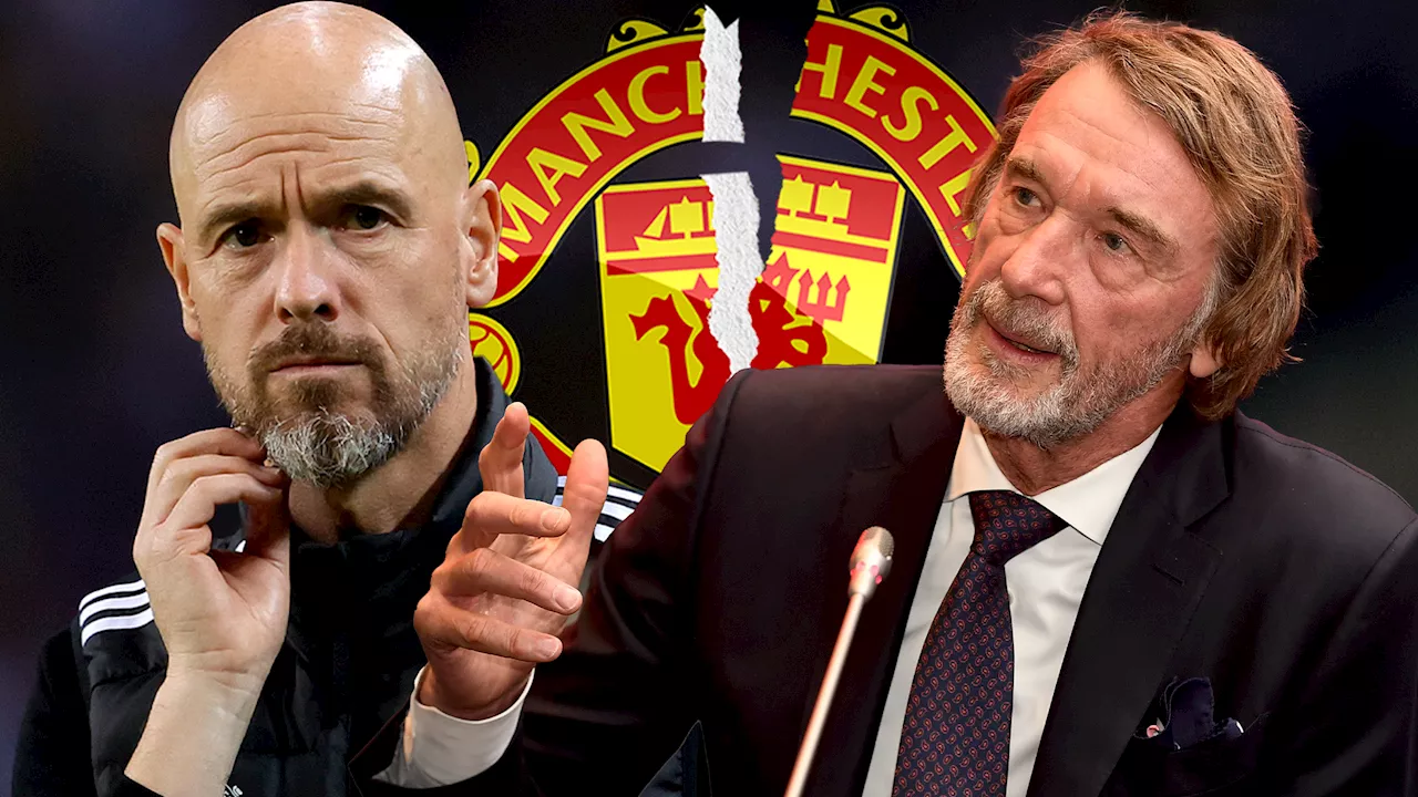 – Sir Jim Ratcliffe says he won’t decide Erik ten Hag’s Manchester United future...