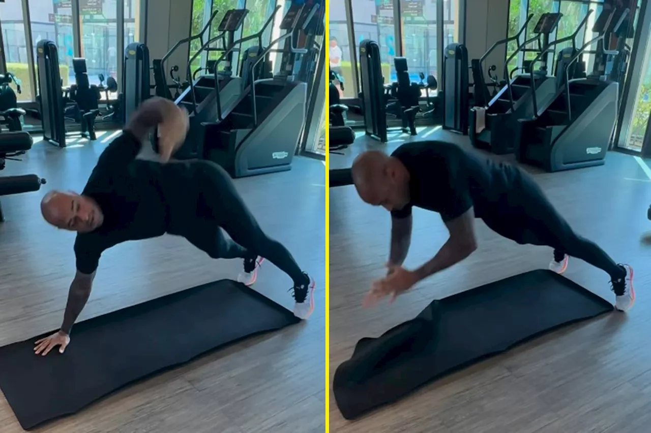 Thierry Henry shocks David Beckham with morning workout routine as Manchester United legend leaves...