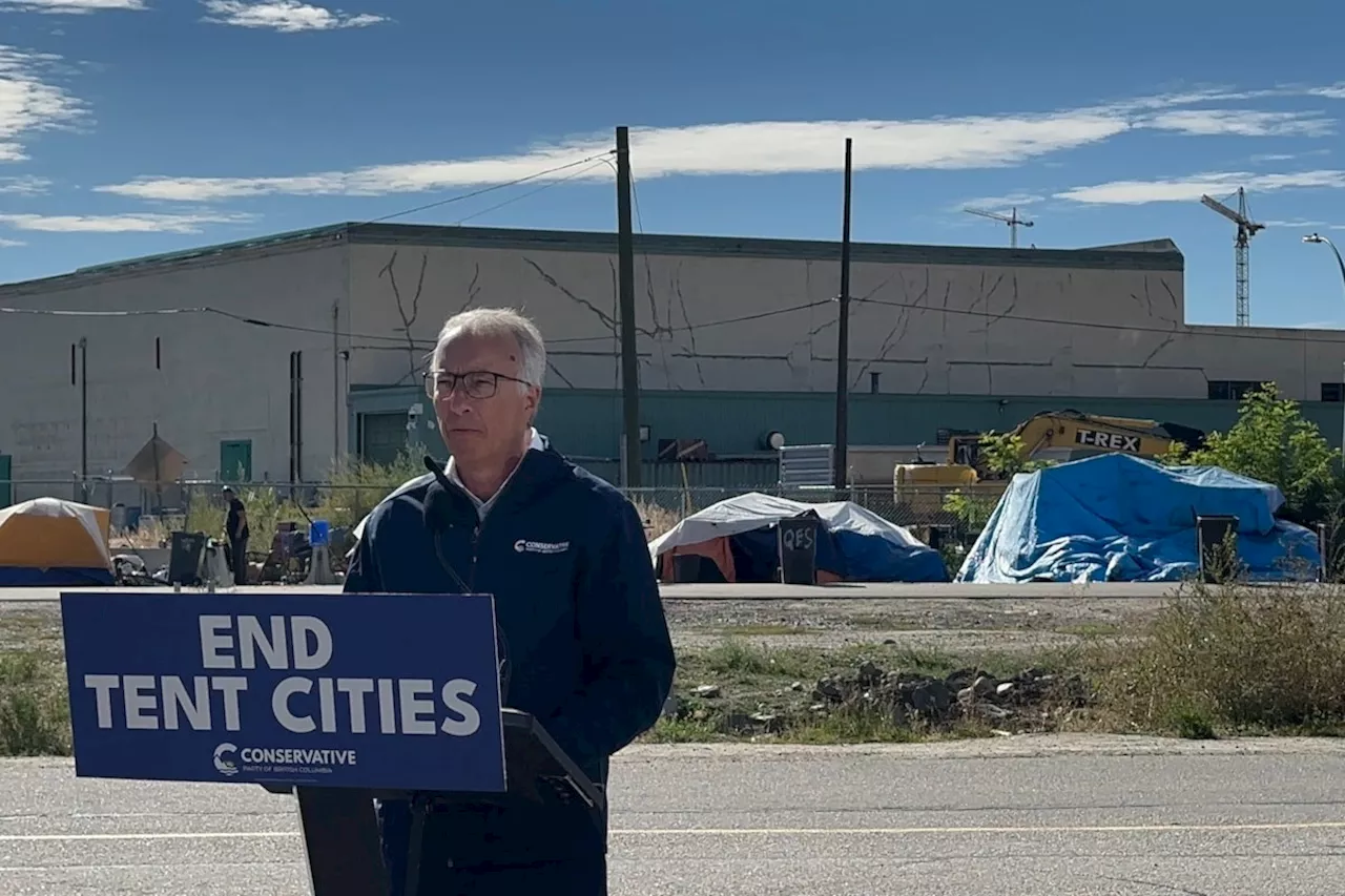 B.C. Conservative leader vows to end Kelowna's Tent City and across province