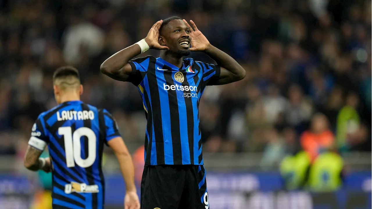 Thuram, Retegui hat tricks help Inter and Atalanta to Serie A wins