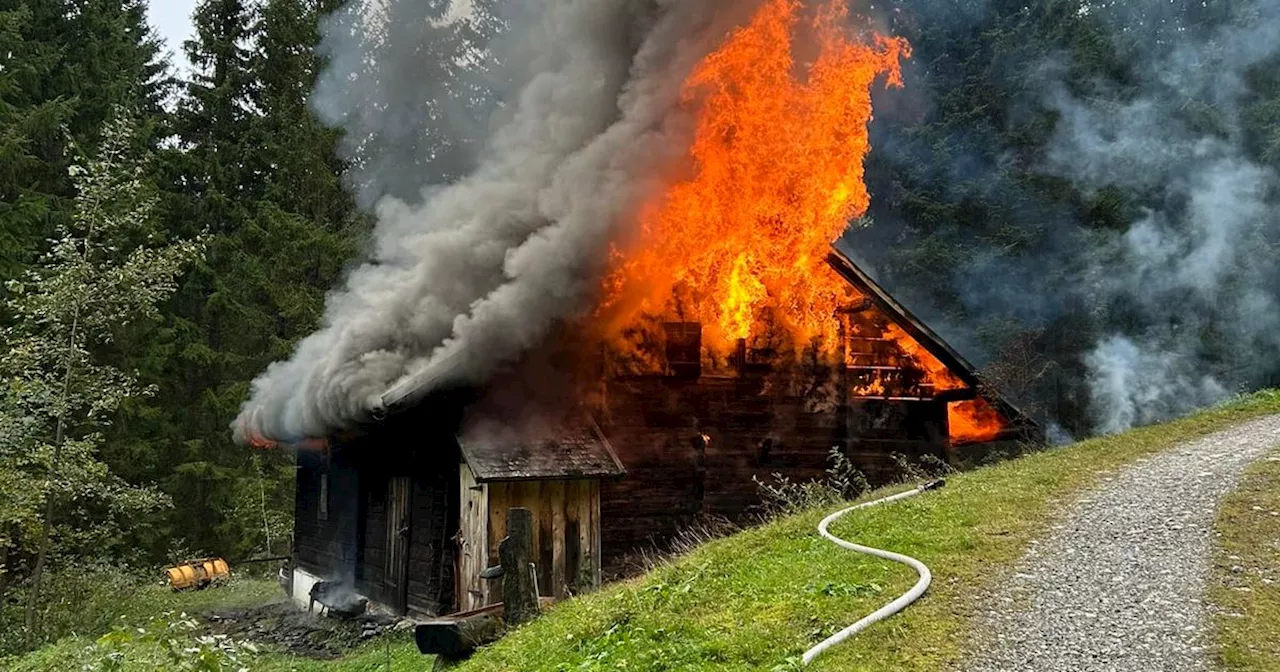 Person bei Almhüttbrand in Goldegg ums Leben gekommen