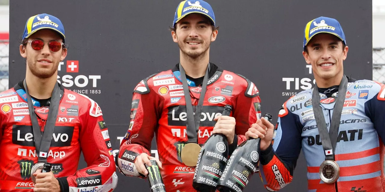 Bagnaia Samurai, la Sprint del Giappone è sua e il campionato si riapre