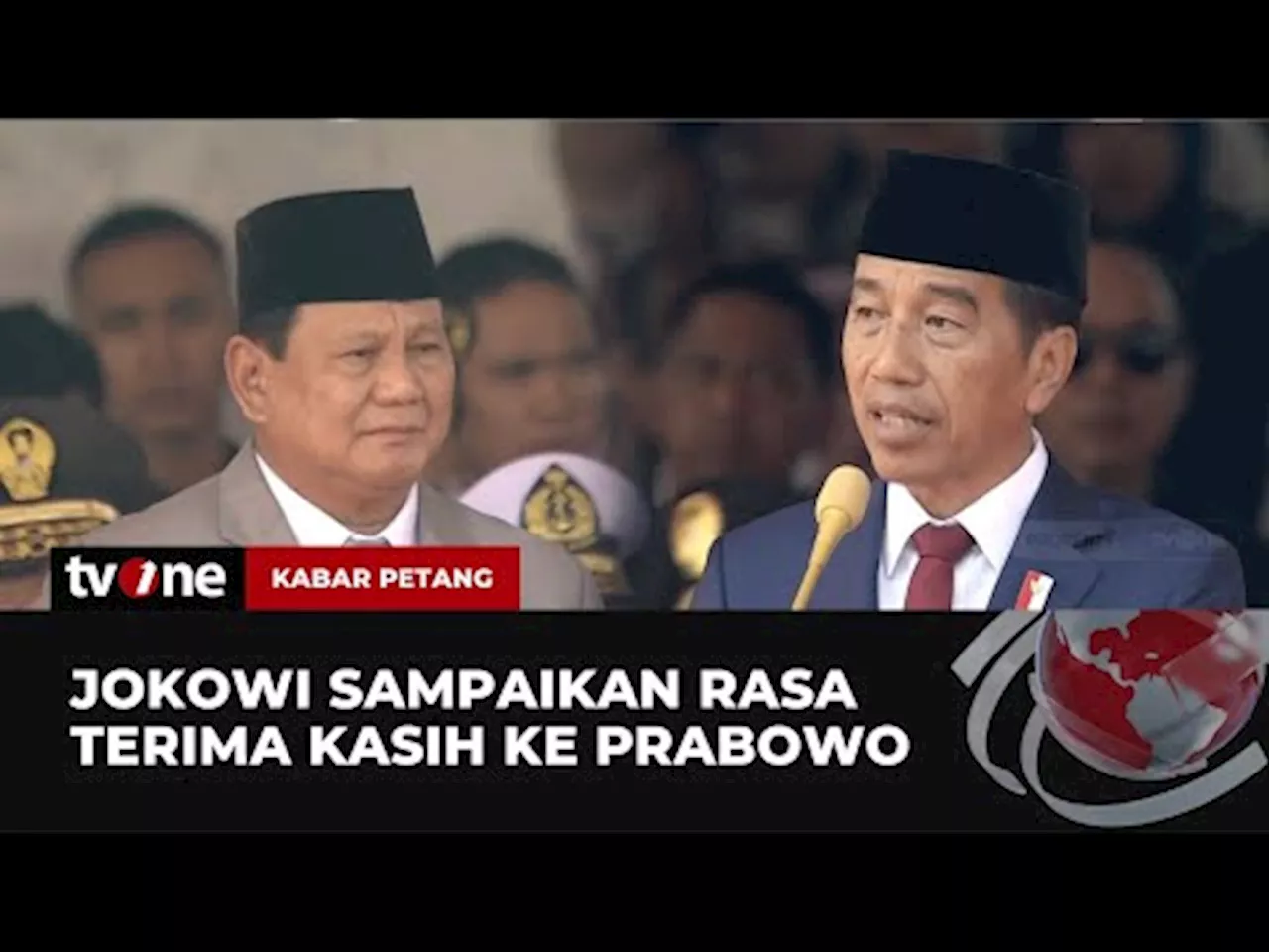 Pidato Presiden Jokowi di HUT TNI, Ucapkan Terima Kasih ke Prabowo