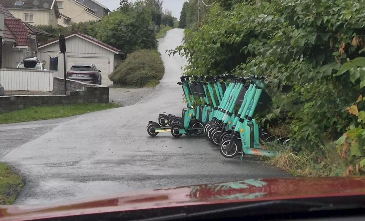El-sparkesykler skaper kaos i Åsengveien