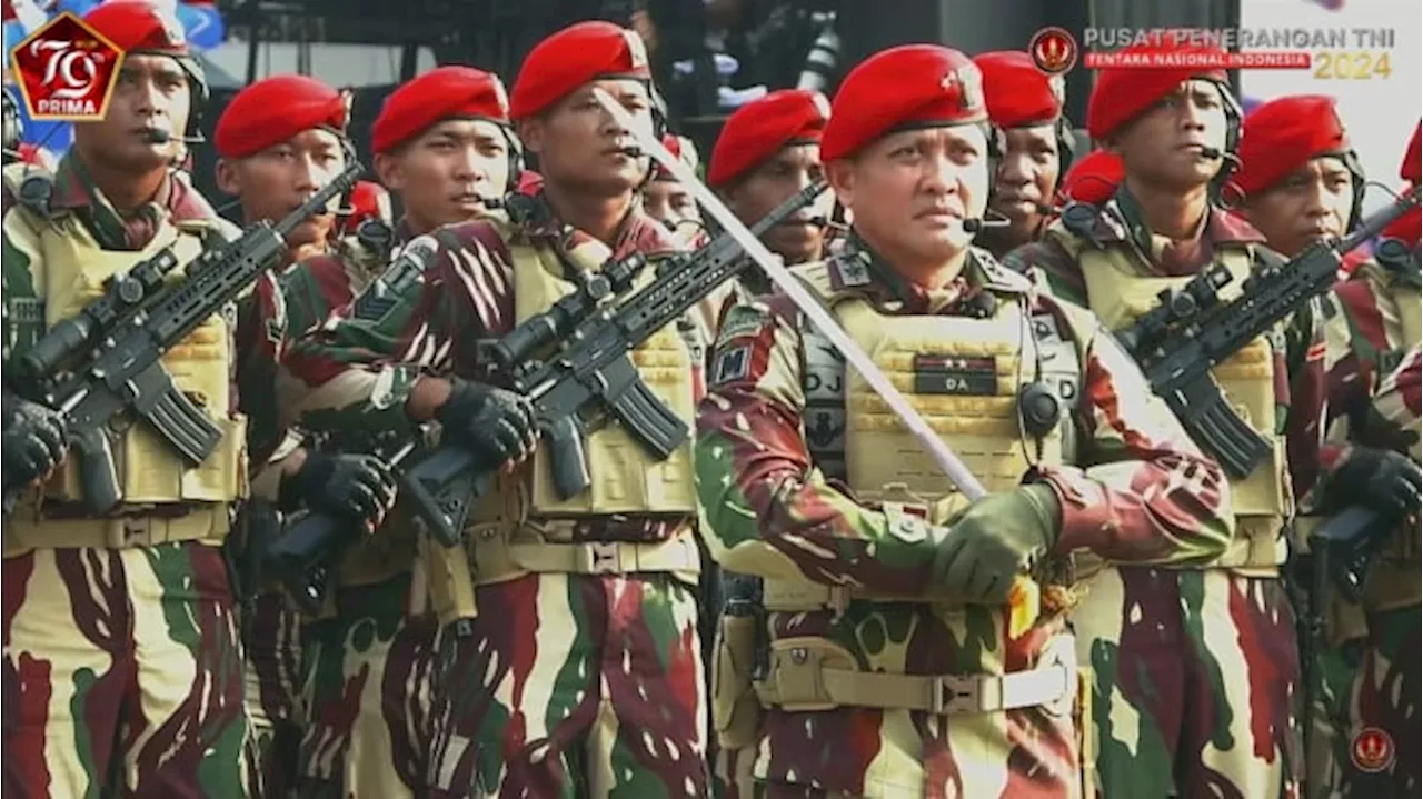 Danjen Kopassus Mayjen Djon Afriandi Jadi Komandan Upacara HUT TNI ke-79