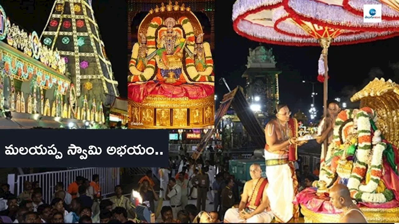 Tirumala: పెద్దశేష వాహనంపై వైకుంఠనాథుడు.. శ్రీదేవి భూదేవి సమేత శ్రీ మలయప్పస్వామి అభయం..