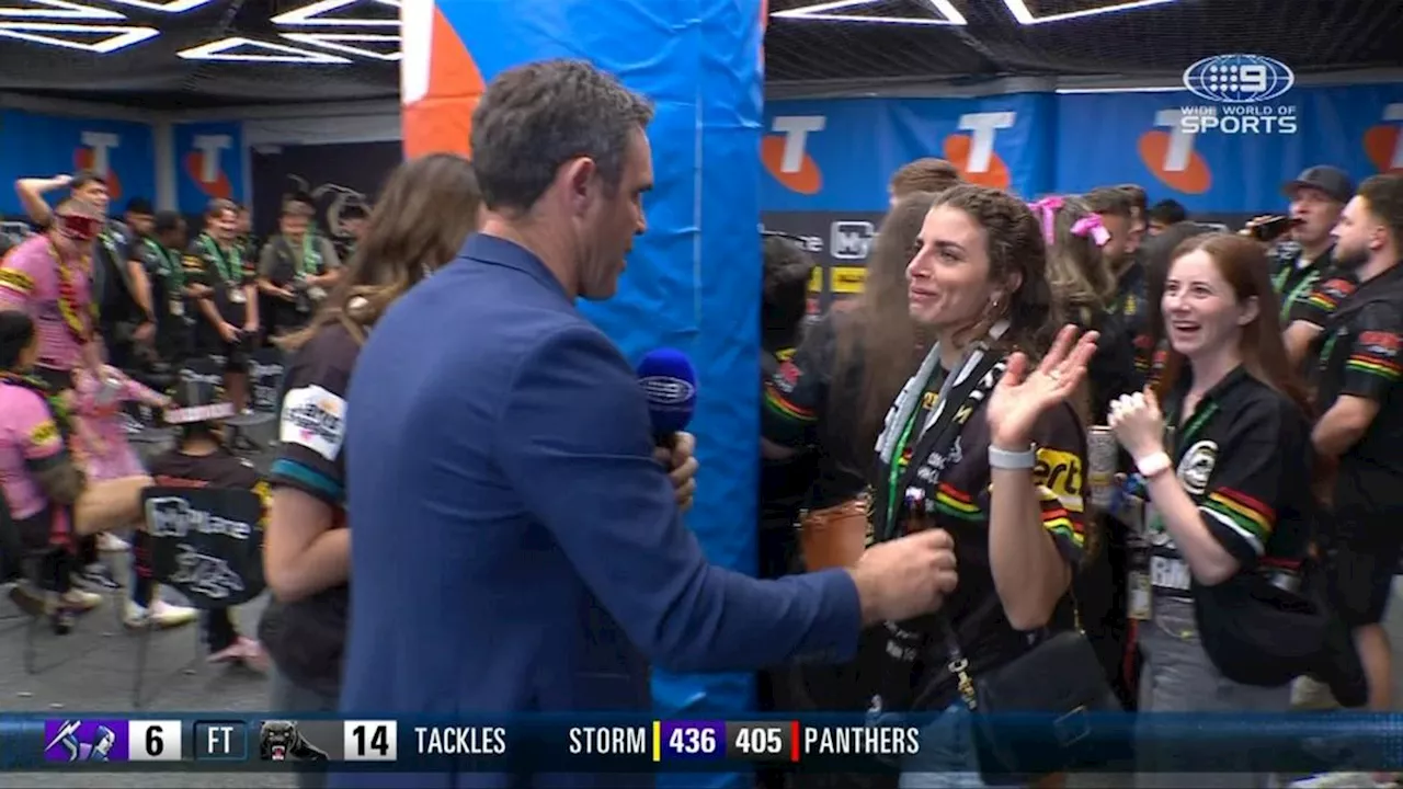 Jess Fox forced to endure second awkward moment with NRL great Brad Fittler