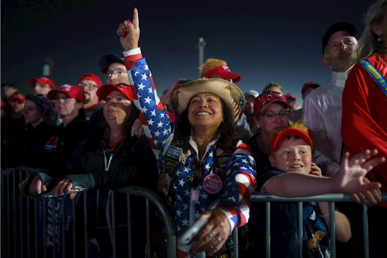 Usa2024: sostenitori al raduno elettorale di Donald Trump