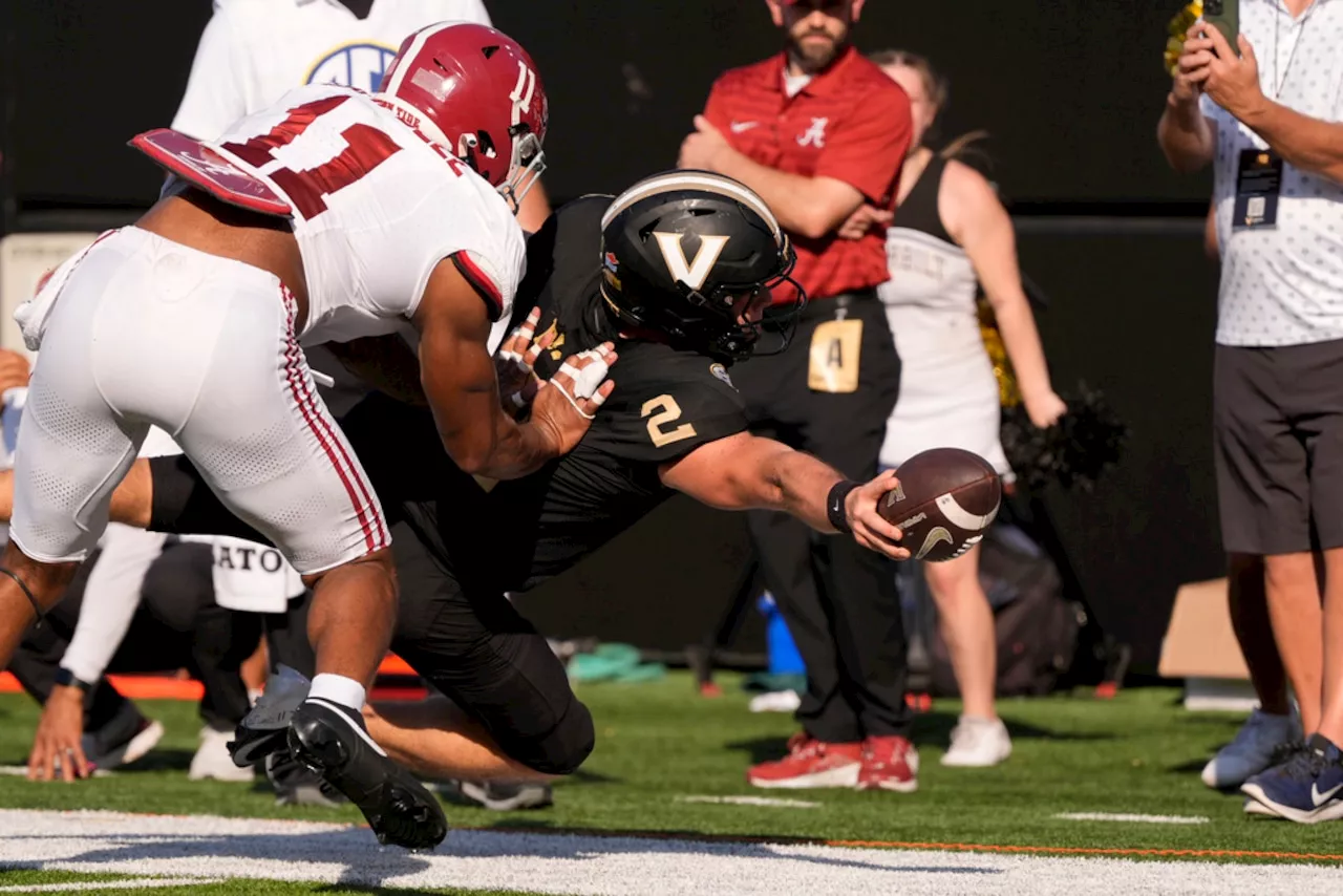 Vanderbilt upsets No. 1 Alabama; Social media, former Tide players erupt