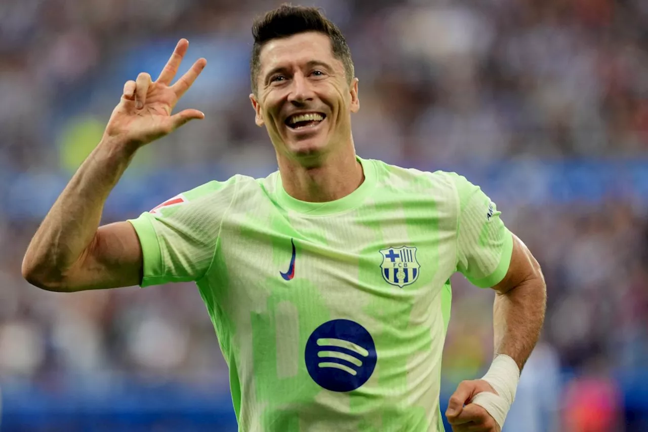 Trigol Robert Lewandowski bawa Barcelona hancurkan Alaves 3-0