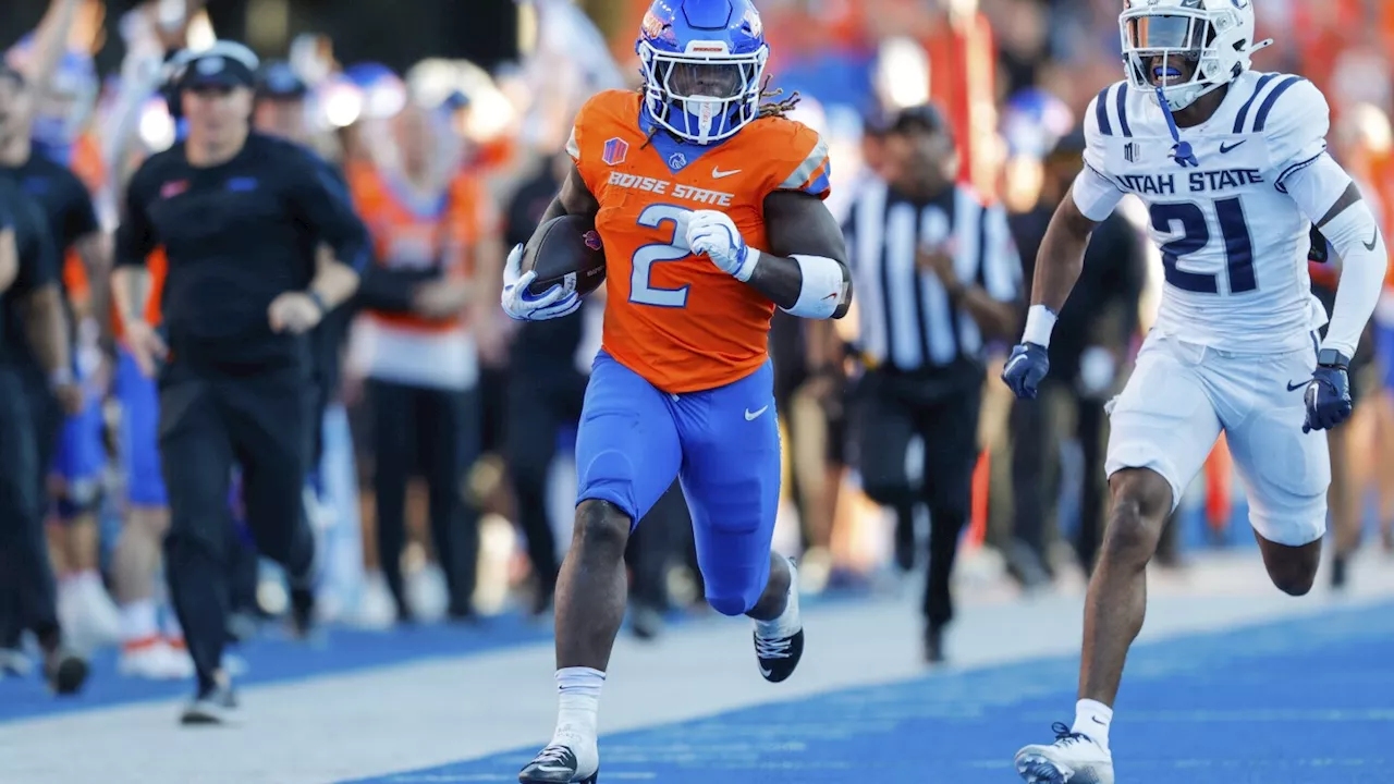 Ashton Jeanty, Maddux Madsen power No. 21 Boise State past Utah State, 62-30