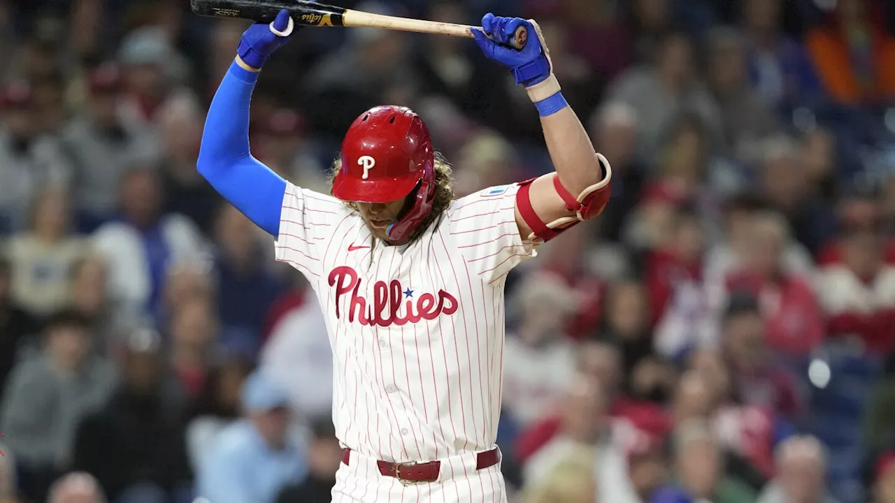 Phillies bench slumping third baseman Alec Bohm in Game 2 of the NLDS