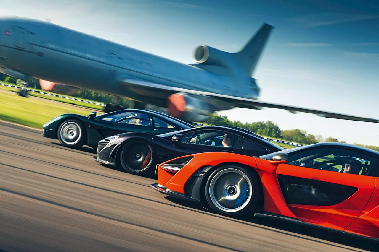 Flat out in McLaren's ultimate trio: F1 vs P1 vs Senna