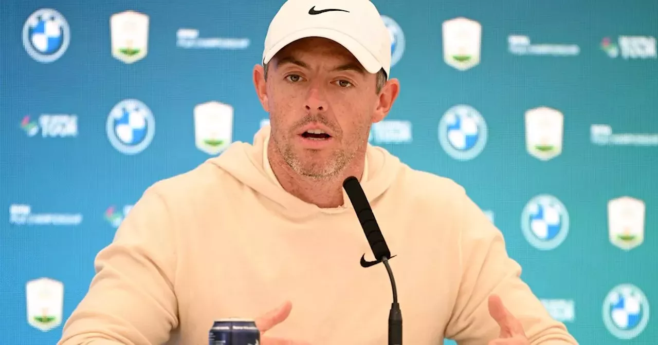 Rory McIlroy opens up on 'feeling the pressure' with ongoing LIV Golf questions