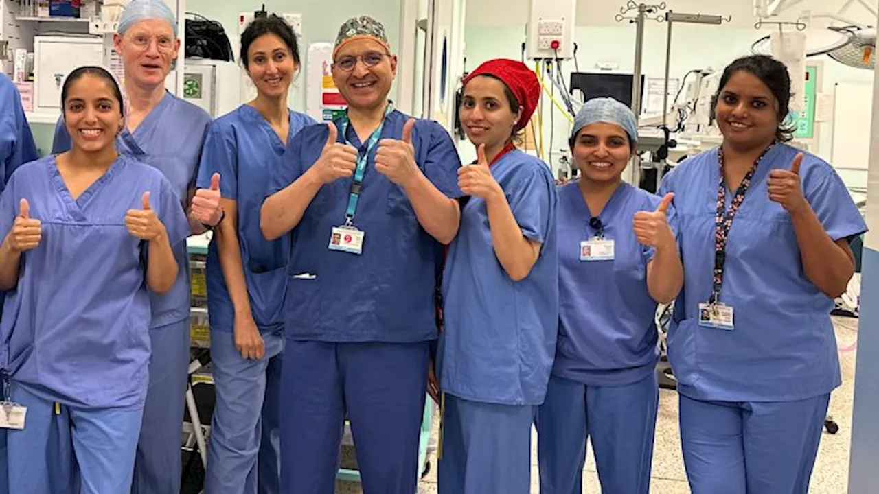 Global-first operation celebrates key milestone at Royal Preston Hospital