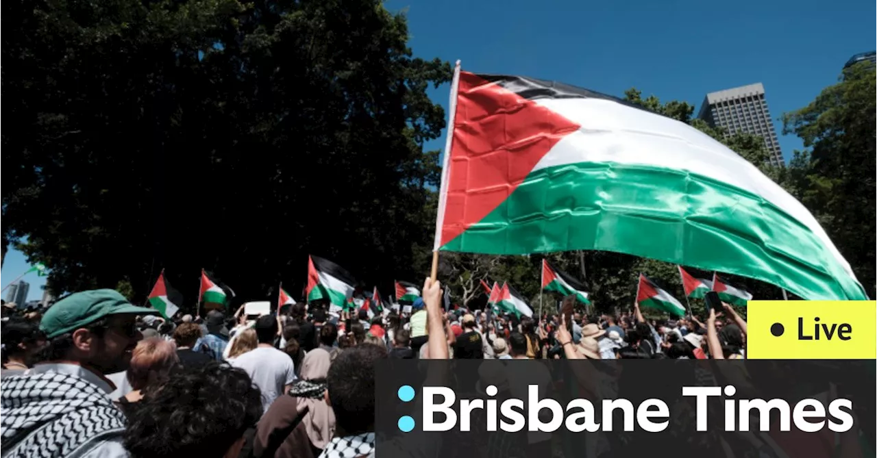 Sydney pro-Palestine protest LIVE updates: Demonstrators gather in CBD on day before October 7 anniversary