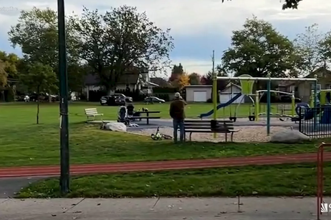 Video: Stolen Vancouver police cruiser drives erratically near children at playground