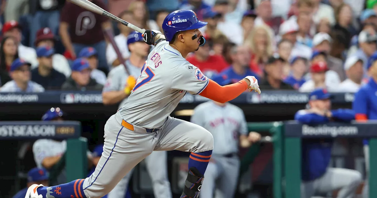 Mets use another October rally to score 5 runs in 8th, top Phillies in Game 1 of NLDS