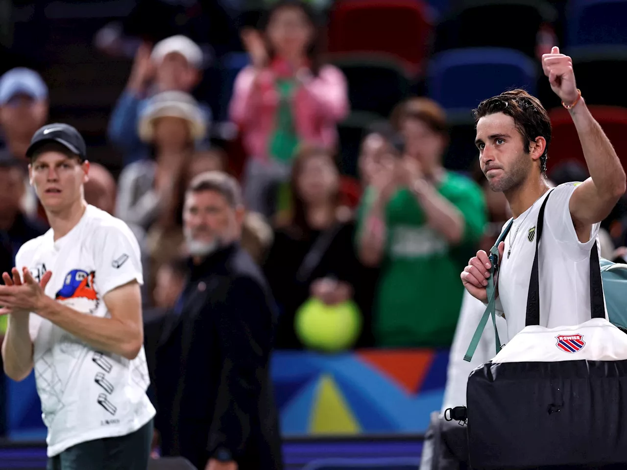 Etcheverry le hizo las cosas muy difíciles a Sinner, pero al final quedó eliminado del Masters 1000 de Shanghái