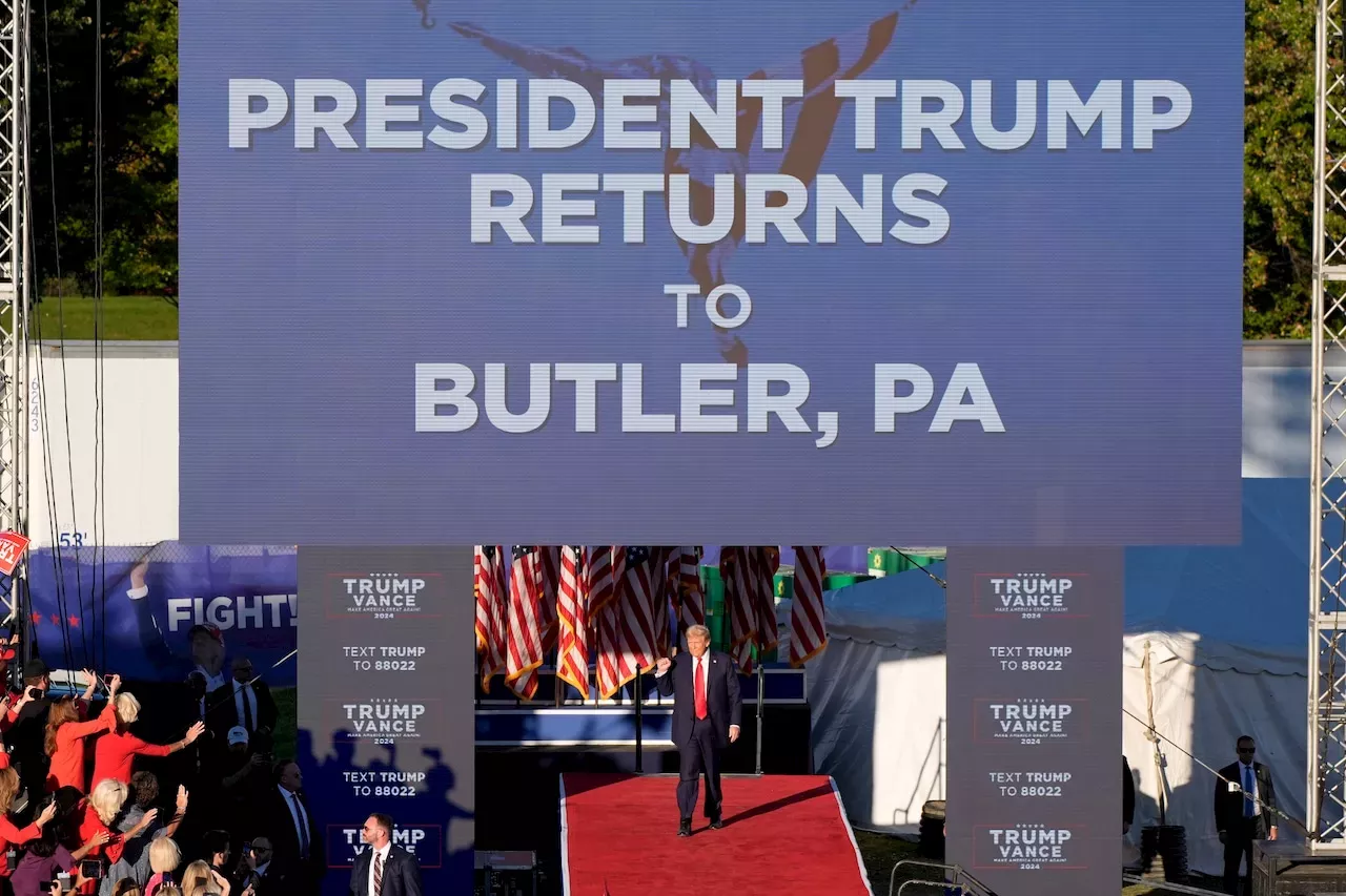 Trump Holds Rally in Pennsylvania Amidst Heightened Security After July