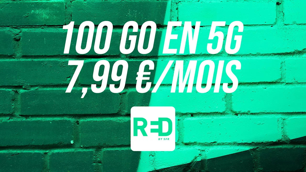 Le forfait RED by SFR 100 Go : le choix malin pour les gros utilisateurs de données