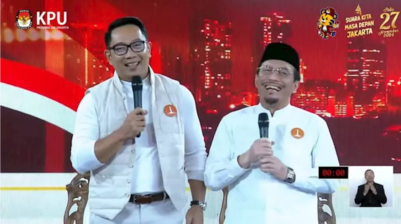 RK-Siswono Janji Ini di Debat Perdana Pilgub Jakarta