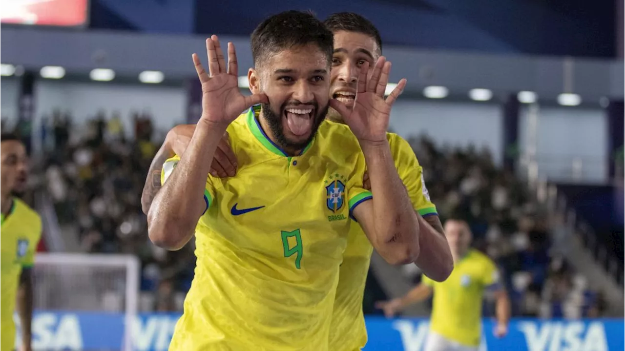 Brasil tem mais títulos mundiais de futsal que todos rivais juntos; veja números