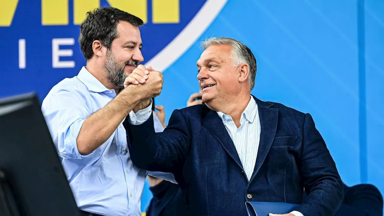 Salvini lancia a Pontida la «Santa alleanza» dei patrioti anti migranti Orbán: sei un eroe