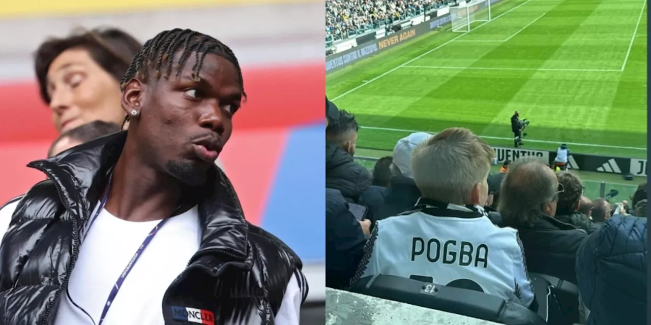 Juve-Cagliari, sorpresa Pogba: presente in tribuna