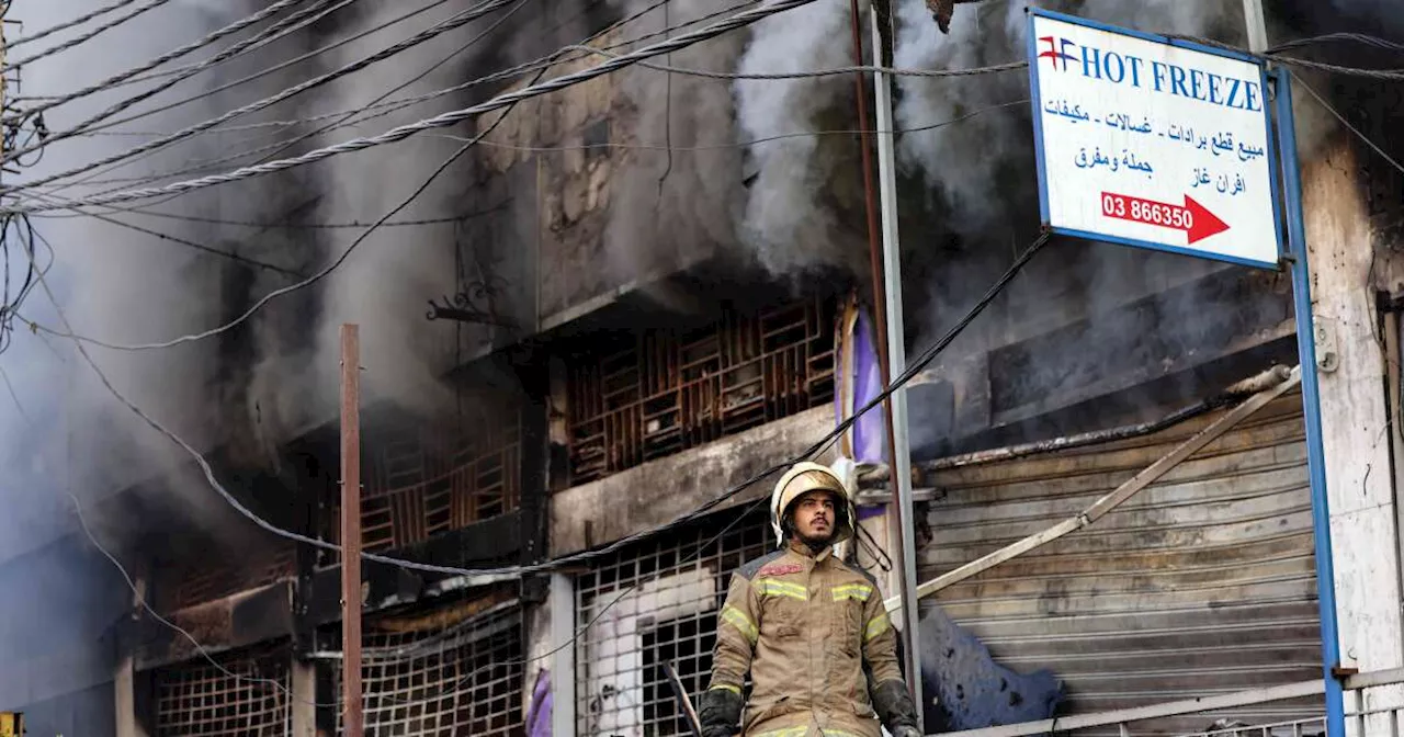 Dans la banlieue sud de Beyrouth, une nuit “sous un déluge de feu”