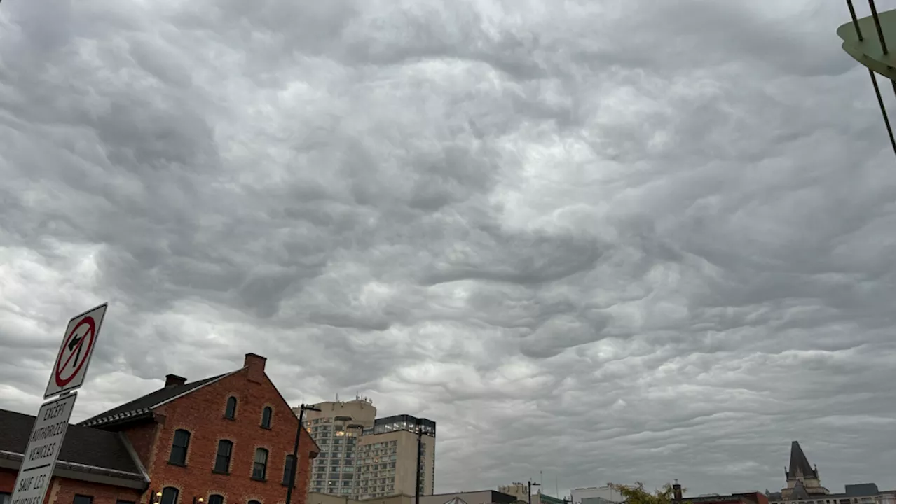 Rare cloud formations ripple the sky over Ottawa