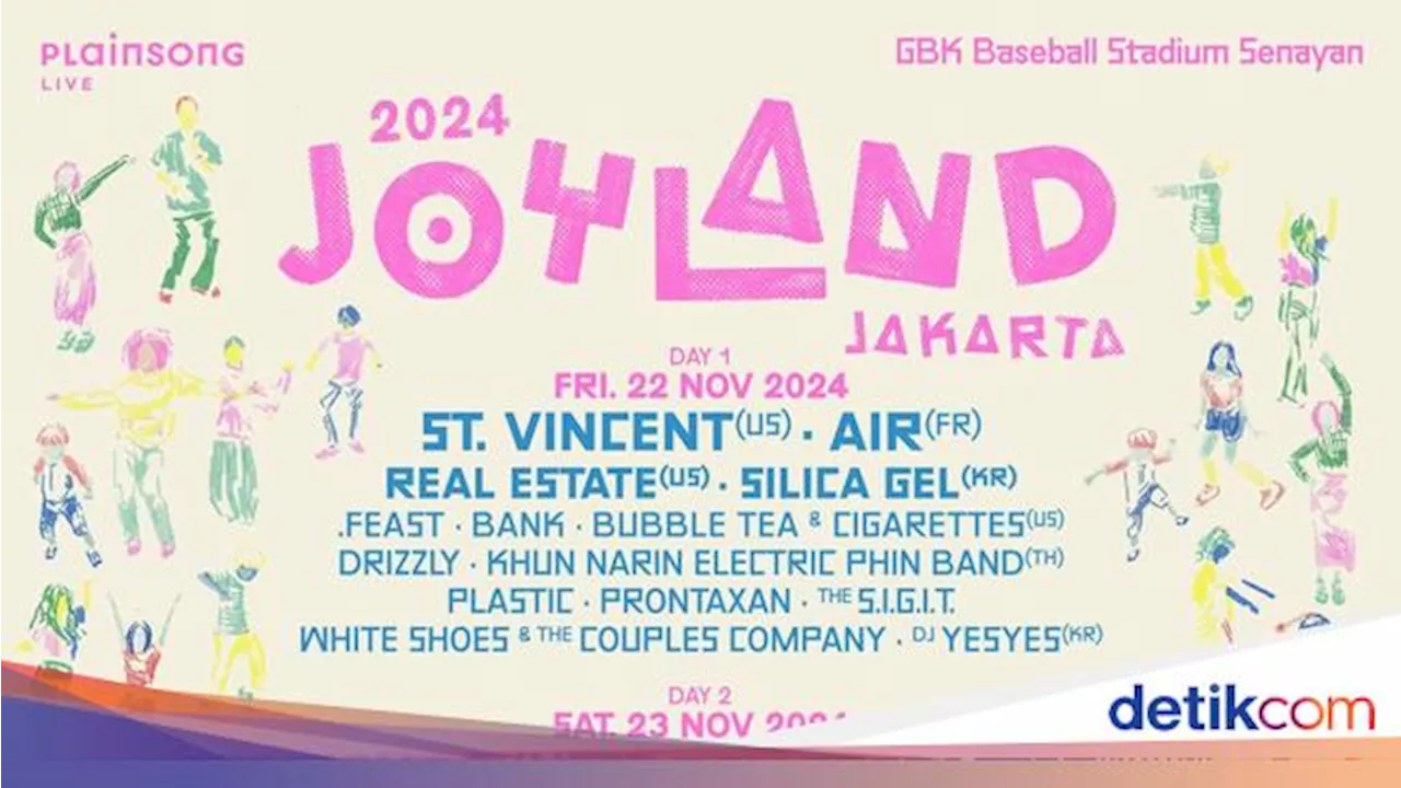 Cuma Seminggu! Serbu Diskon 3-Day Pass Joyland Festival 2024 di detikevent