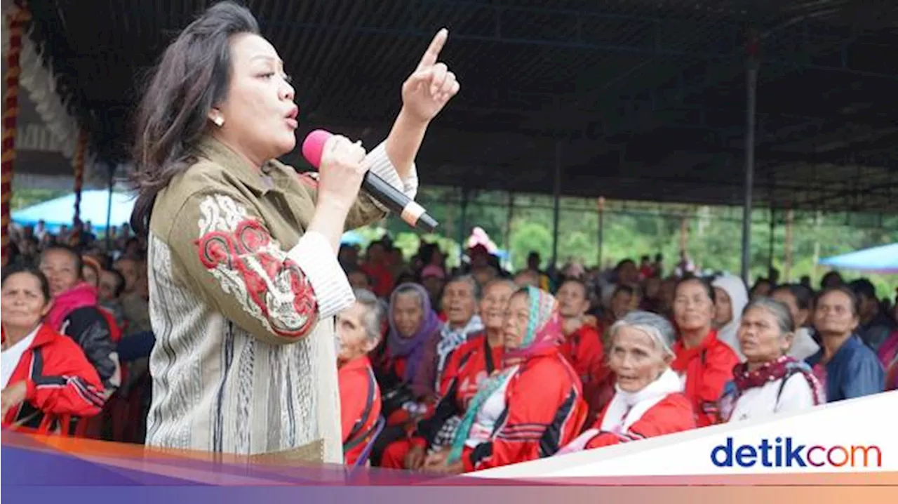 Ribuan Relawan Satika-Sarlandy Dilantik di Siborongborong