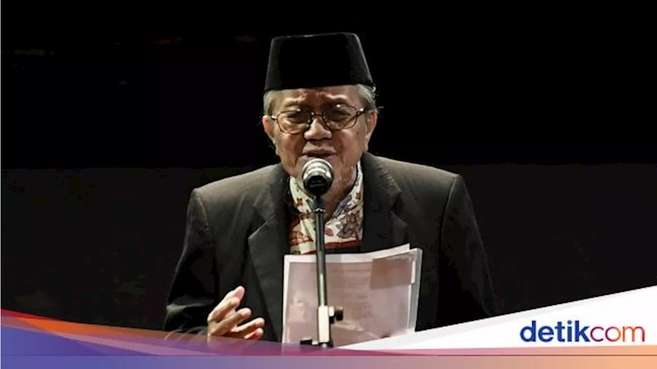 Taufiq Ismail Raih Anugerah Sastra Asia Tenggara dari Brunei Darussalam