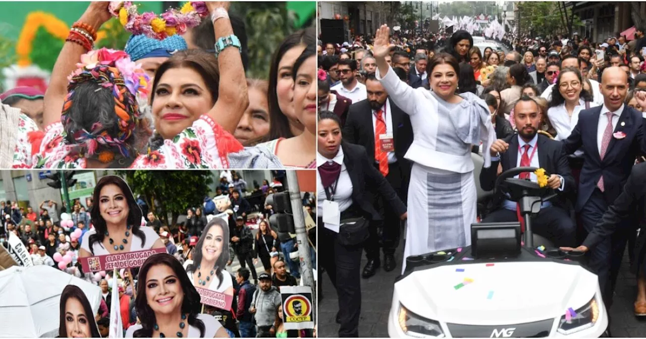 Clara Brugada toma protesta como primera jefa de gobierno electa de la Ciudad de México