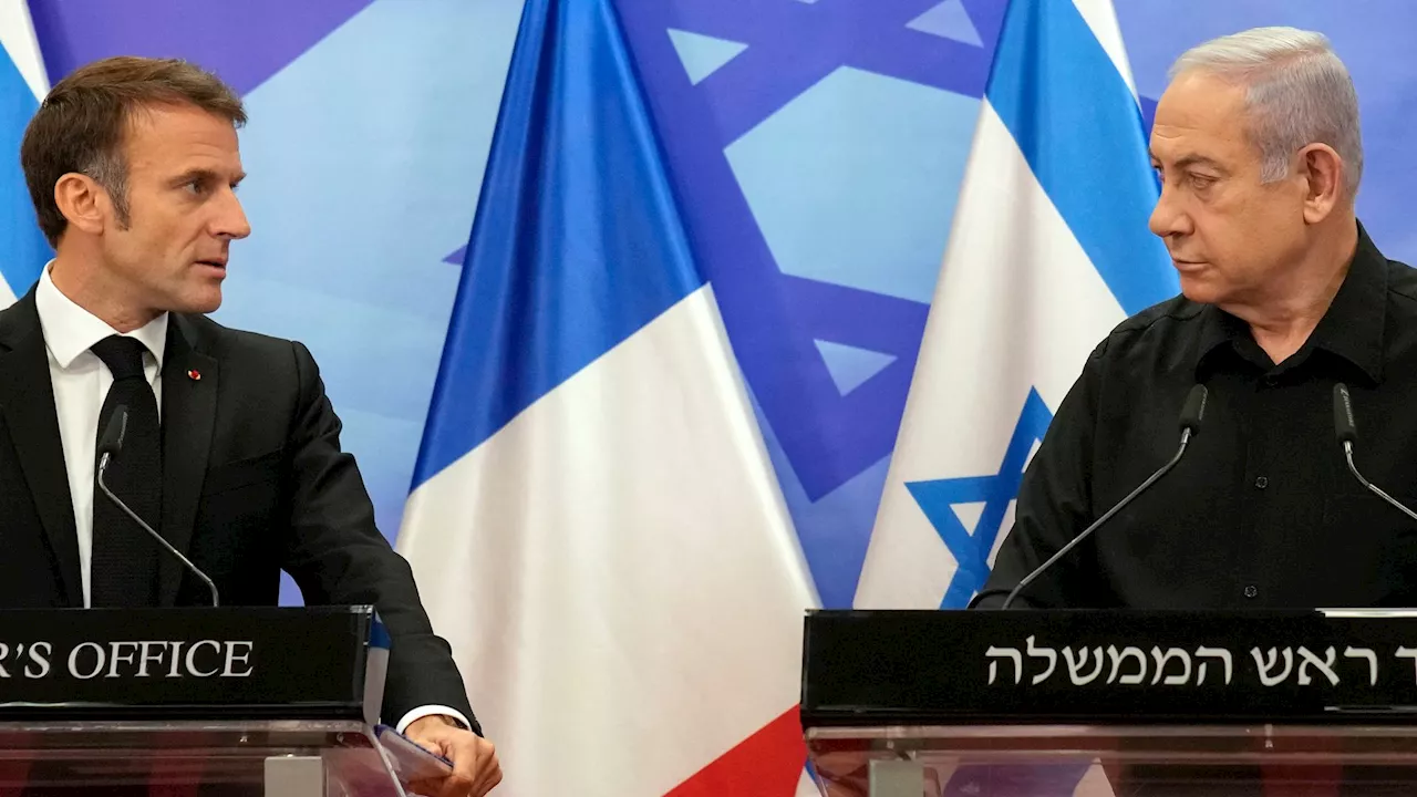 Macron Propone a Europa y a Estados Unidos Dejar de Venderle Armas a Israel