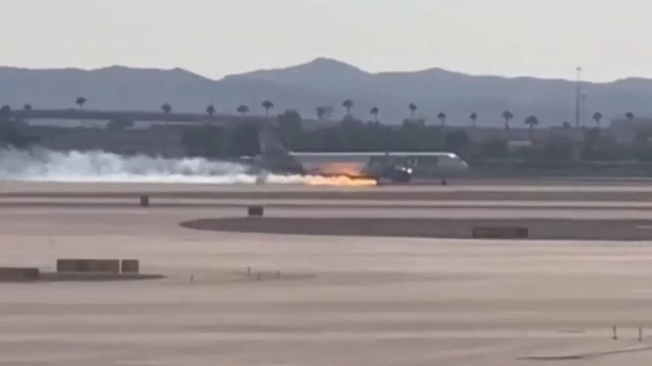 Frontier Flight Makes Emergency Landing in Las Vegas After Engine Fire