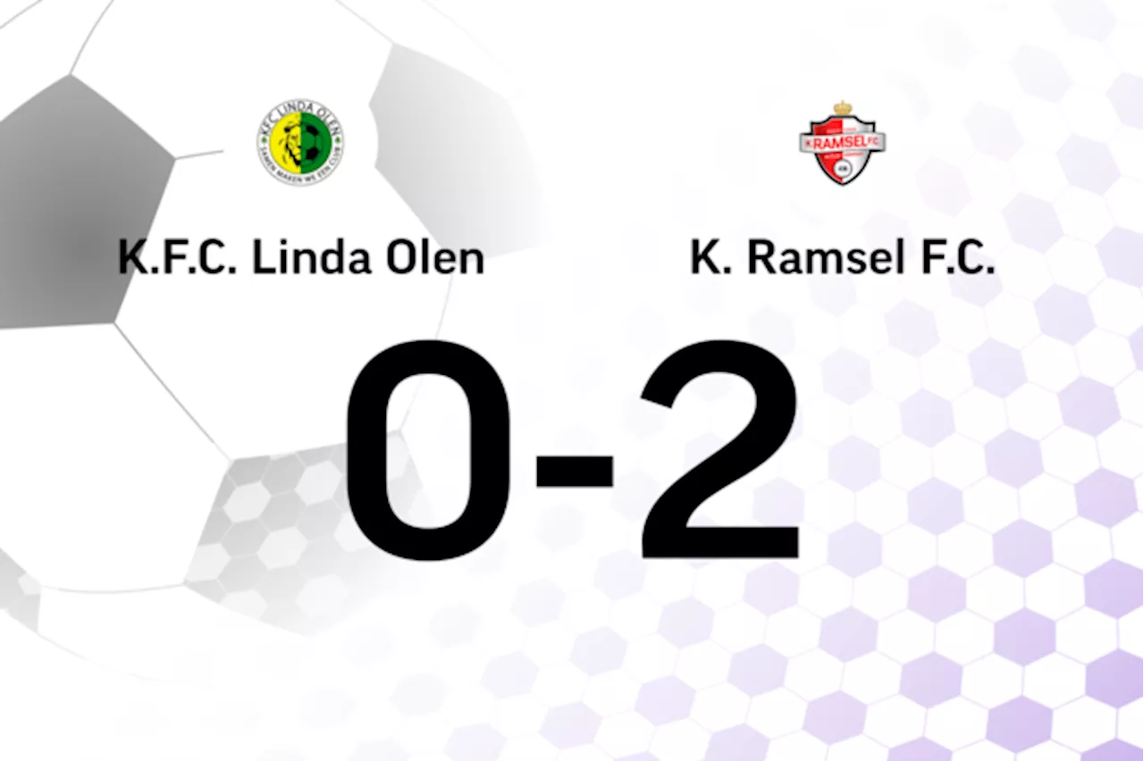 Vijf opeenvolgende overwinningen voor Ramsel na 0-2 tegen Linda Olen