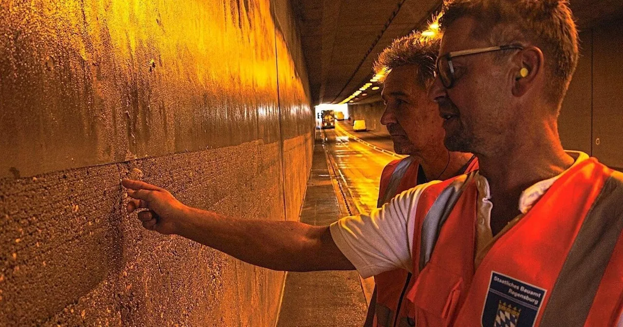 Der Tunnel Chamb in Furth im Wald erhält neue Schutzschicht