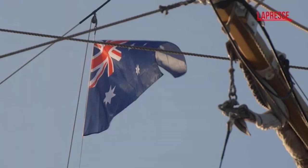 Amerigo Vespucci, inaugurata la tappa australiana del Tour Mondiale