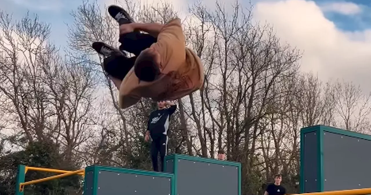 New Parkour Park Opens in Dublin, Offering Thrill Seekers an Adrenaline Rush