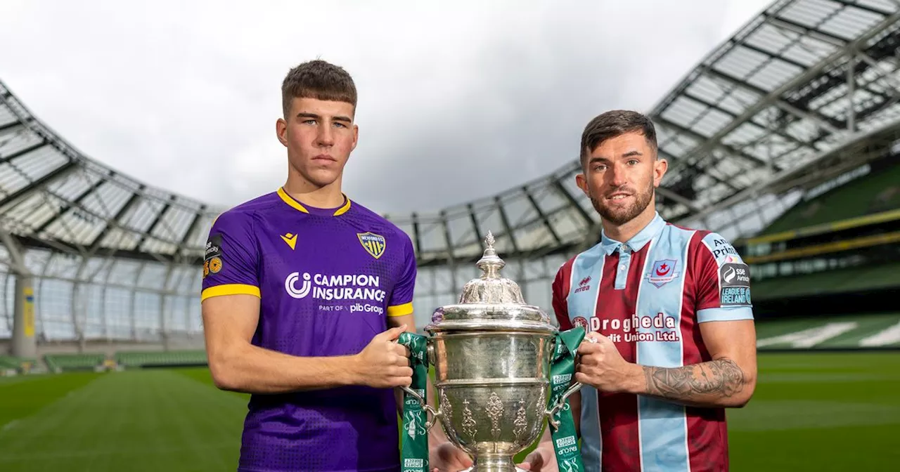 What time and TV channel is Drogheda v Wexford in today's FAI Cup semi-final?