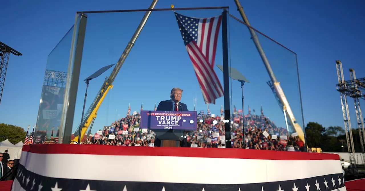 Trump Returns To Butler, Pennsylvania, Where He Was Shot At In July