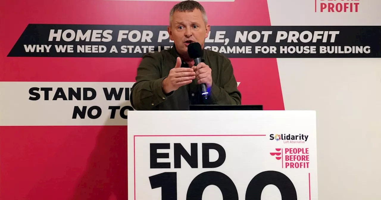 ‘Young People Have No Prayer’ Of Buying Homes, Says Richard Boyd-Barrett